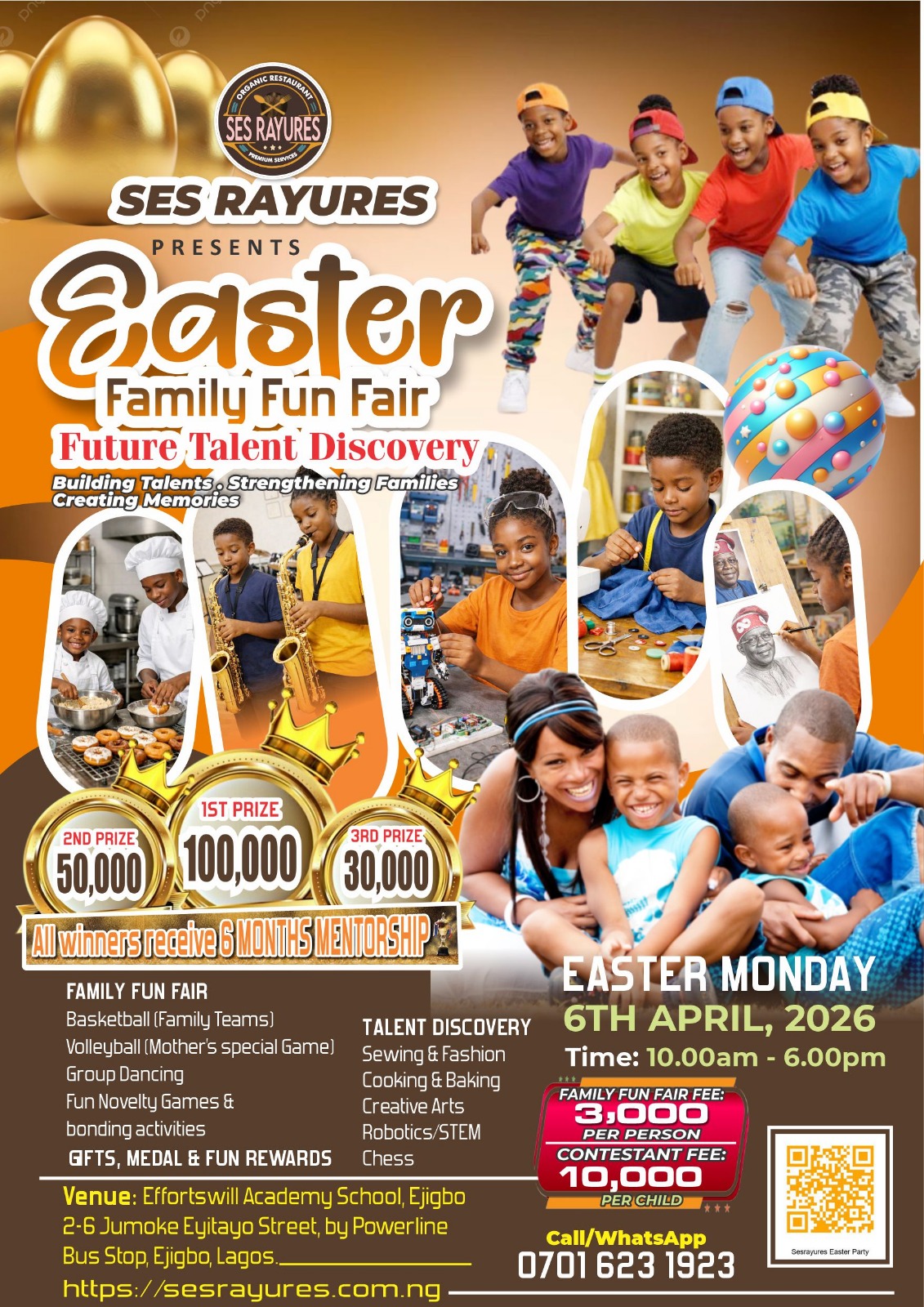 Easter Party & Talent Hunt Flyer